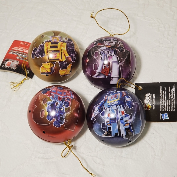 None Other - Set of 4 Transformers Ornament